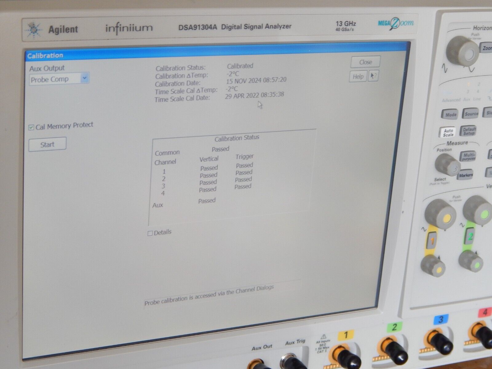 Agilent Infiniium DSA91304A Oscilloscope 13Ghz 40Gs/s MY47481419 Agilent Infiniium DSA91304A Oscilloscope 13Ghz 40Gs/s MY47481419